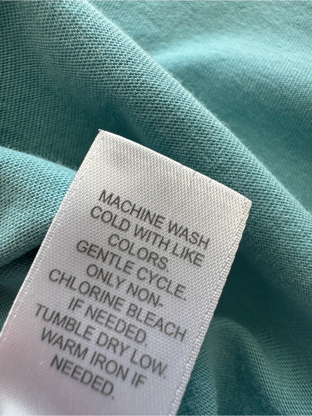 J. Jill Relaxed A-Line Tee in Teal, size large measurements - Picture 10 of 11